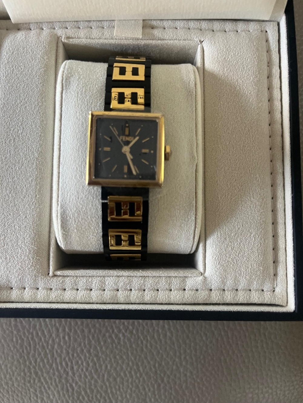 Fendi Forever black & gold women’s watch